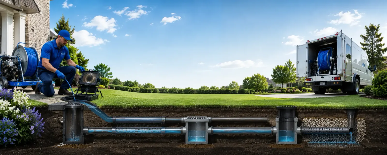 Outdoor drain cleaning information for Alger, OH
