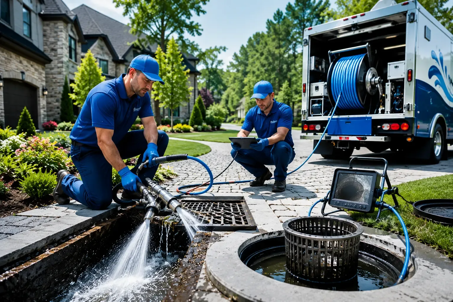 Local outdoor drain cleaning professionals in Alger, OH