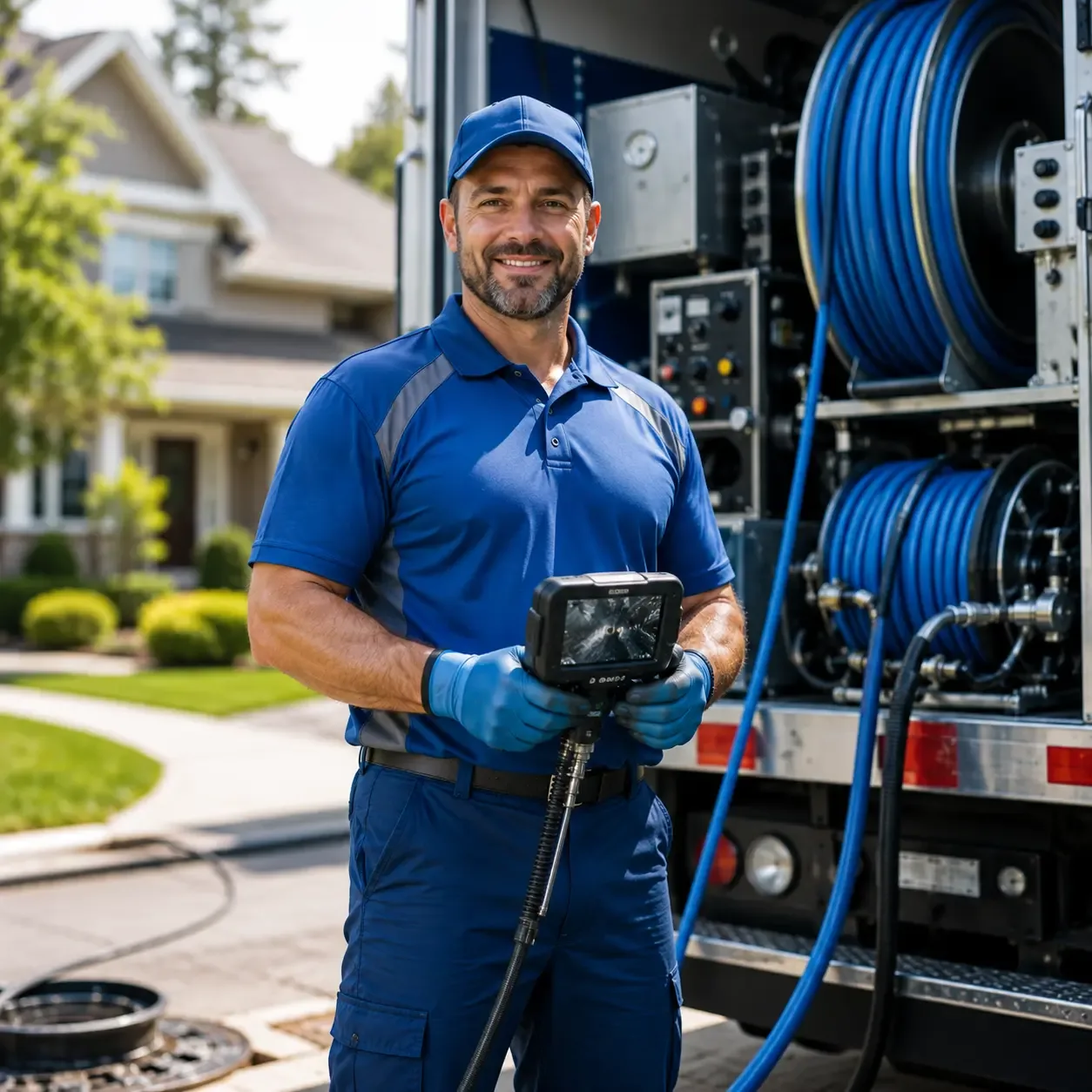 Local outdoor drain cleaning specialists in Alger, OH